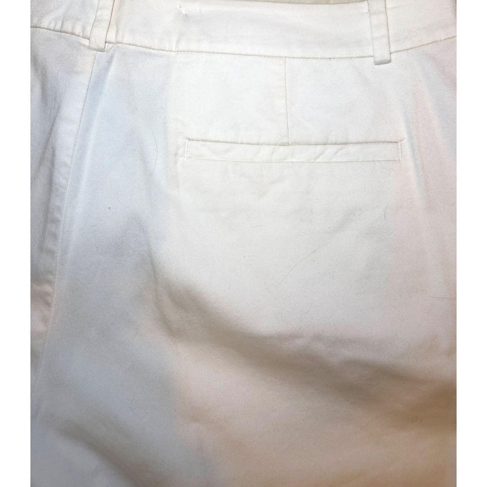Lauren Ralph Lauren Active White Bermuda Shorts Womens 12 Stretch Chino Golf - Picture 11 of 12